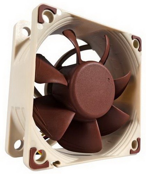 NOCTUA NF-A6X25 FLX, CASE FAN DB 19.3 29.2 M³ / H  17.2 CFM  BROWN / WHITE